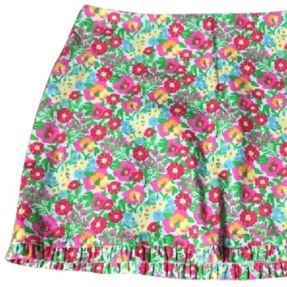 NWOT LILLY PULITZER CALLIE RUFFLED MINI SKIRT - Picture 1 of 6
